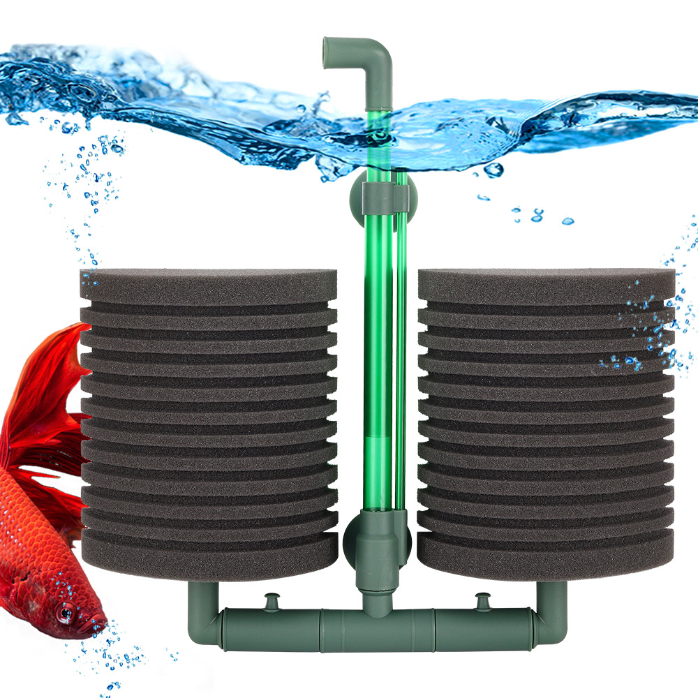 Aquarium Lily Pipe - Фильтрующая губка для аквариума, пневматический фильтр,