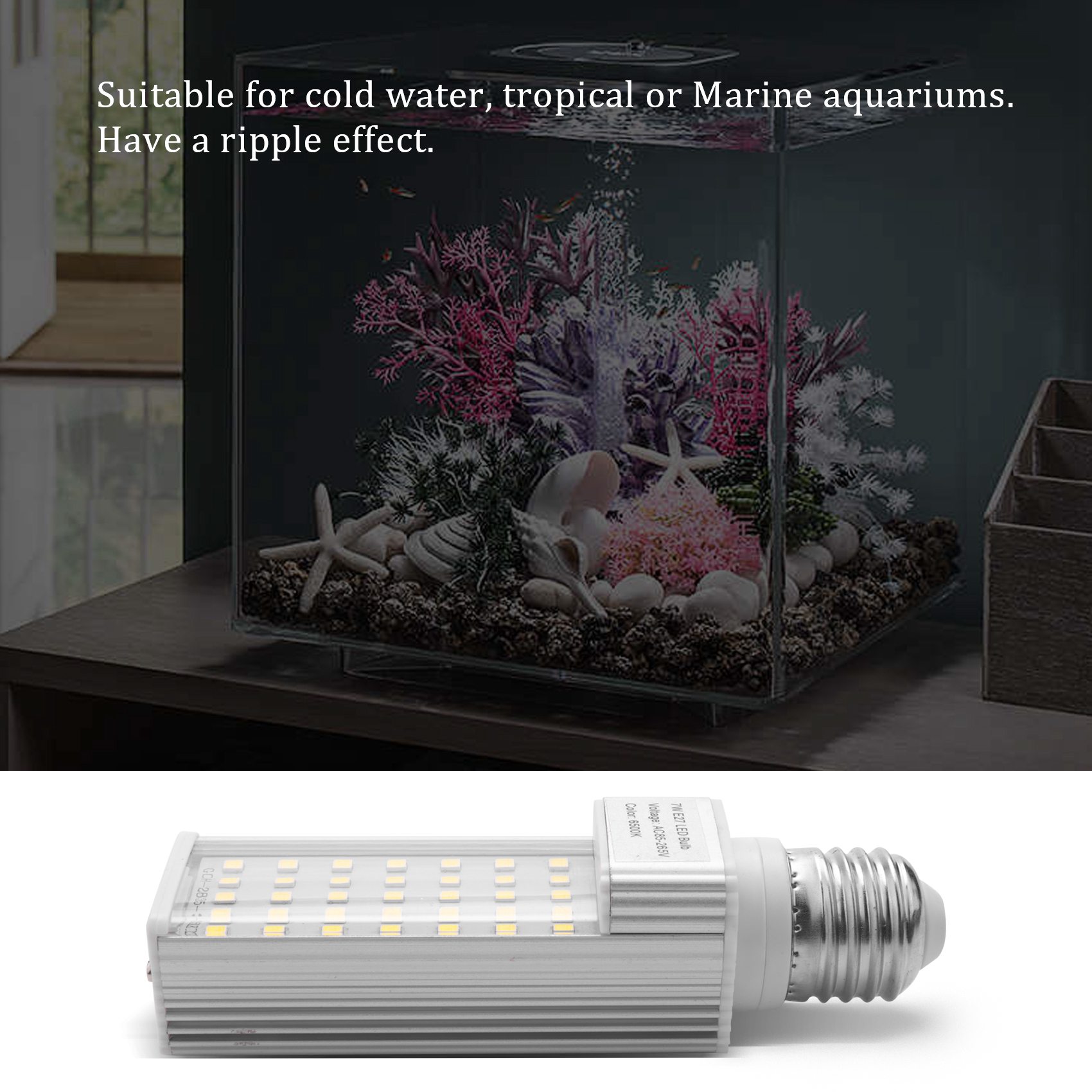 Led Planted Tank Light - Светодиодная лампа A56P-Fishpod White Plant Aquarium