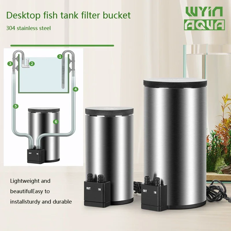Бесшумный настольный аквариумн – обзор и цена Aquarium Lily Pipe