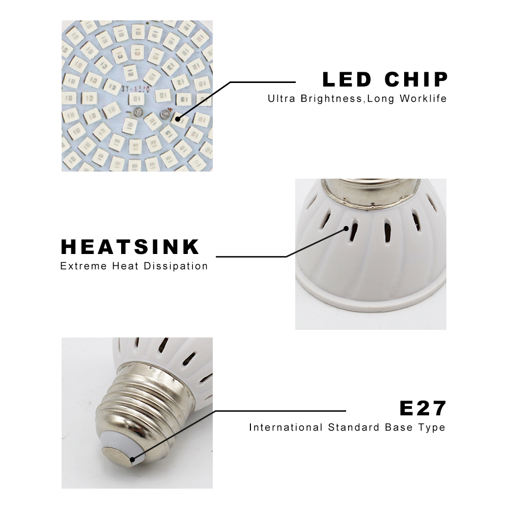 E27 Светодиодная лампа для выр – обзор и цена Led Planted Tank Light