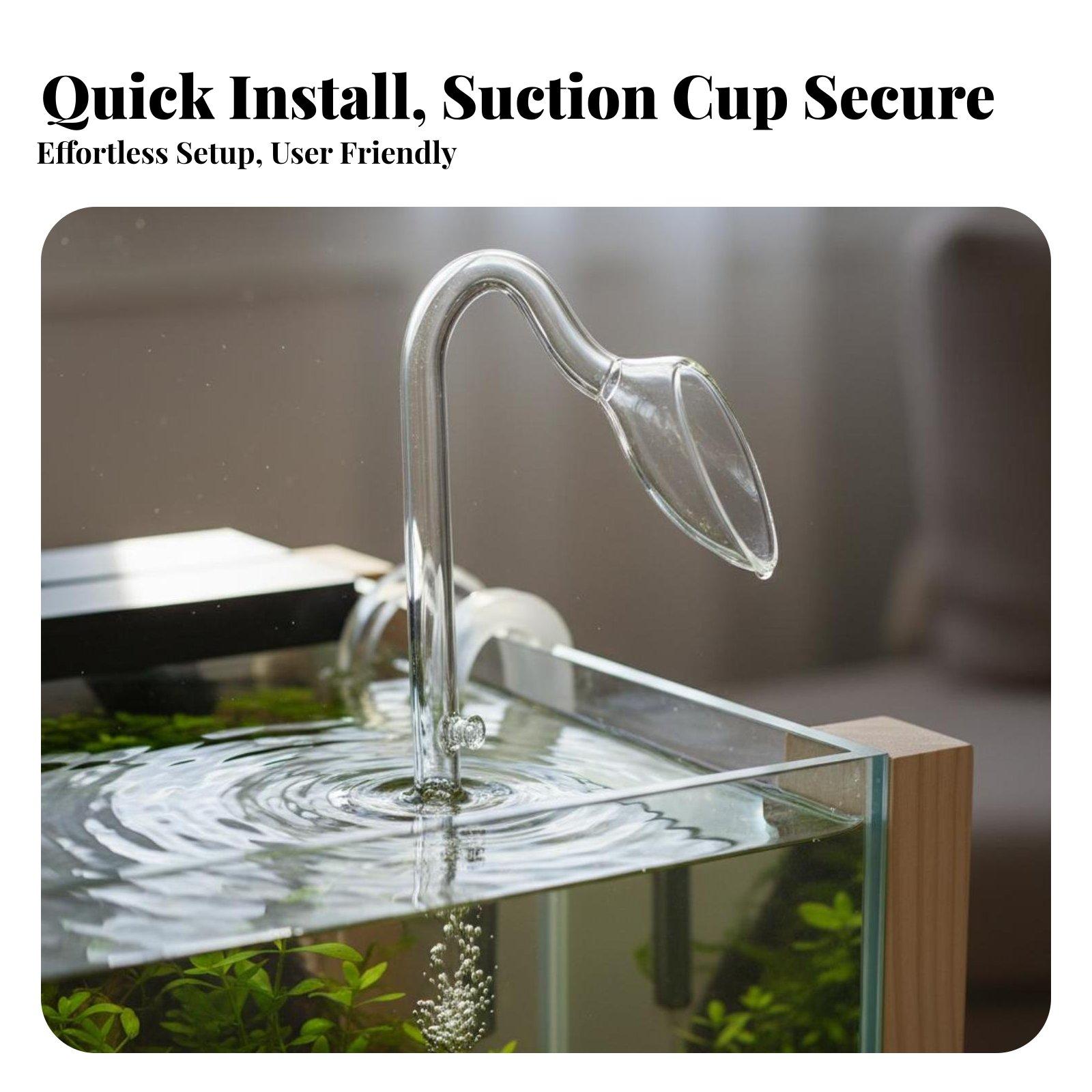 Стеклянная трубка-скиммер для  – обзор и цена Aquarium Planted Filter