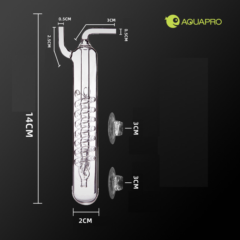 Аквариумный спиральный пузырьк – обзор и цена Planted Aquarium Co2 Kit