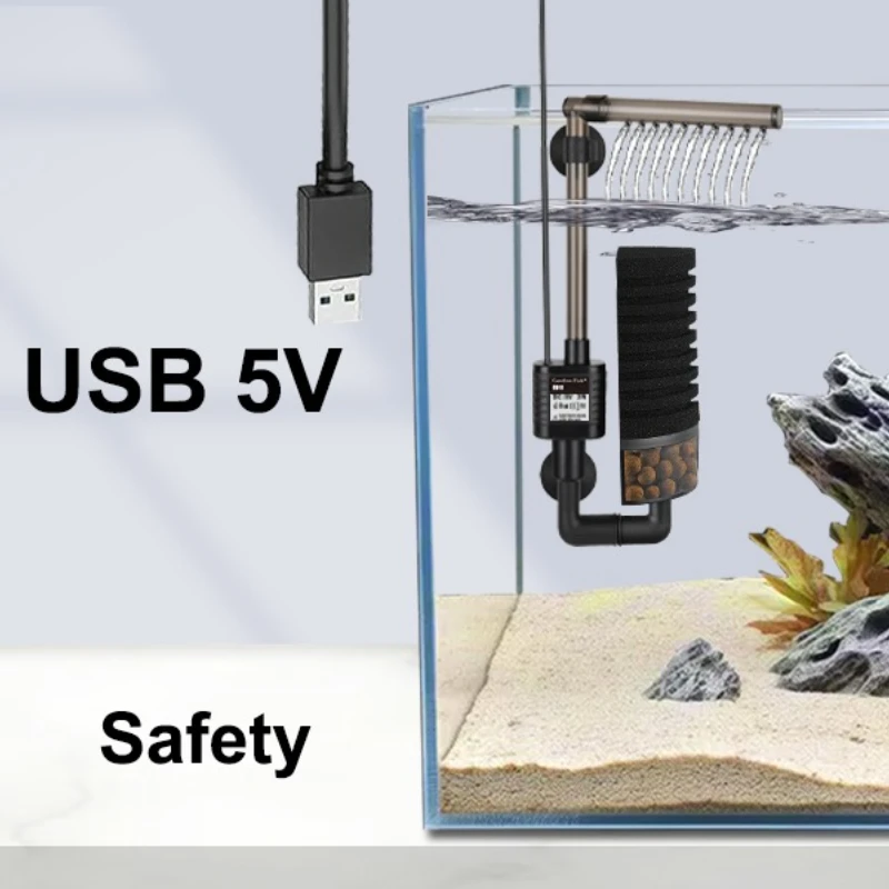 Тихий аквариумный фильтр USB-г – обзор и цена Aquarium Planted Filter