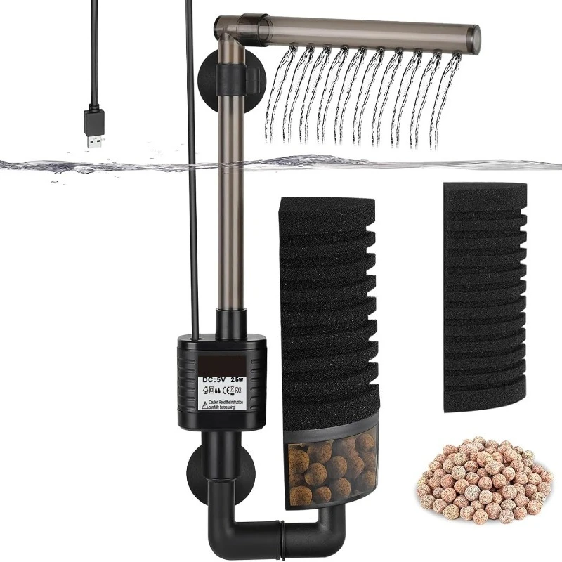 Тихий аквариумный фильтр USB-г – обзор и цена Aquarium Planted Filter