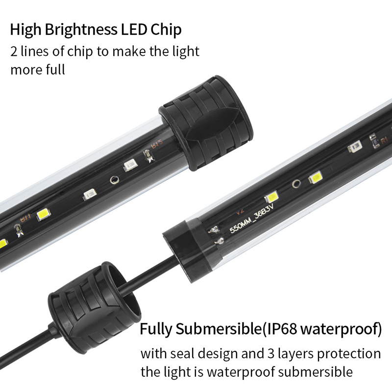 17-47 см USB-разъем для аквари – обзор и цена Led Planted Tank Light