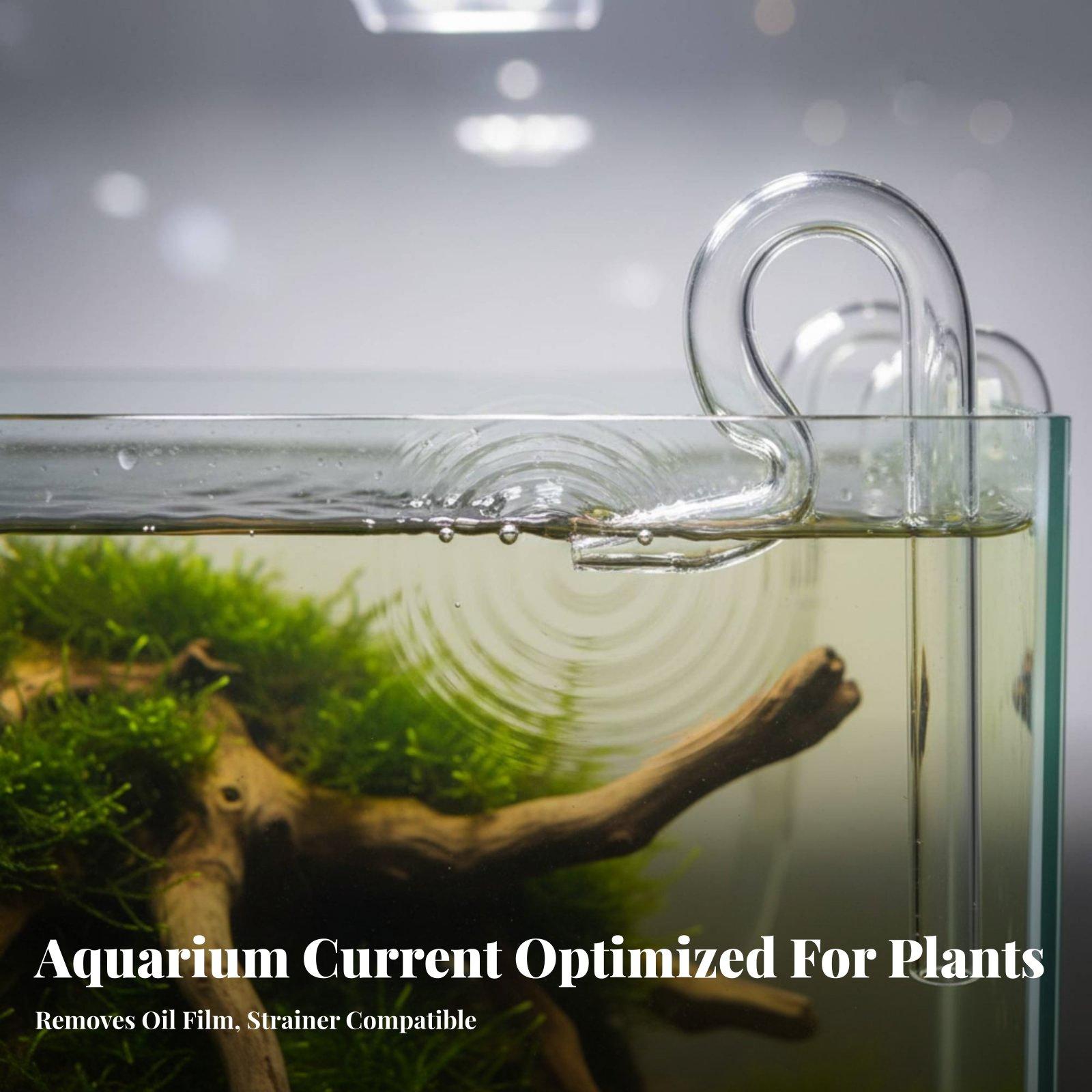 Стеклянная трубка-скиммер для  – обзор и цена Aquarium Planted Filter