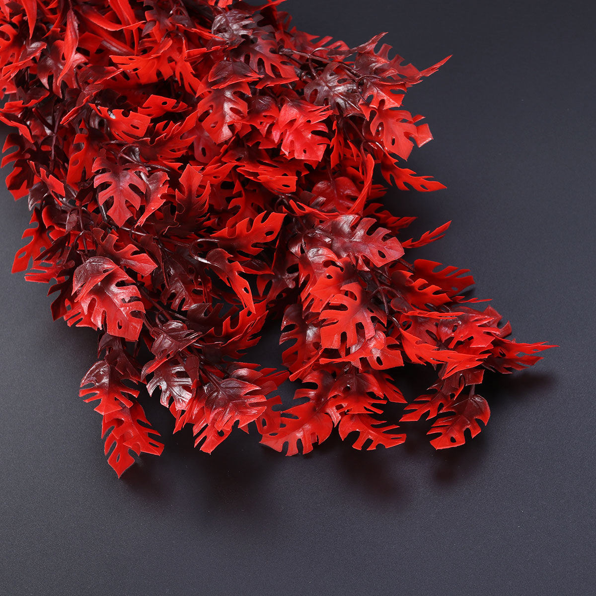 40 см Искусственные красные ли – обзор и цена Aquarium Plant Red