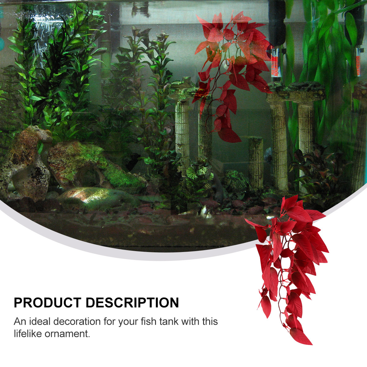 Искусственное растение для акв – обзор и цена Aquarium Plant Red